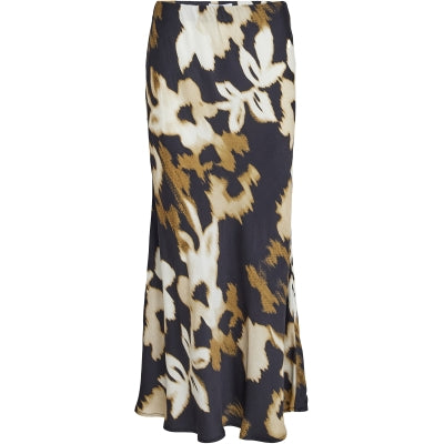 Minus | Bernia Midi Skirt - 6464P arrowwood yellow print - MI6370