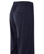 YAYA | woven wide leg trousers with seam detail - inkwell blue - 01-301217-508