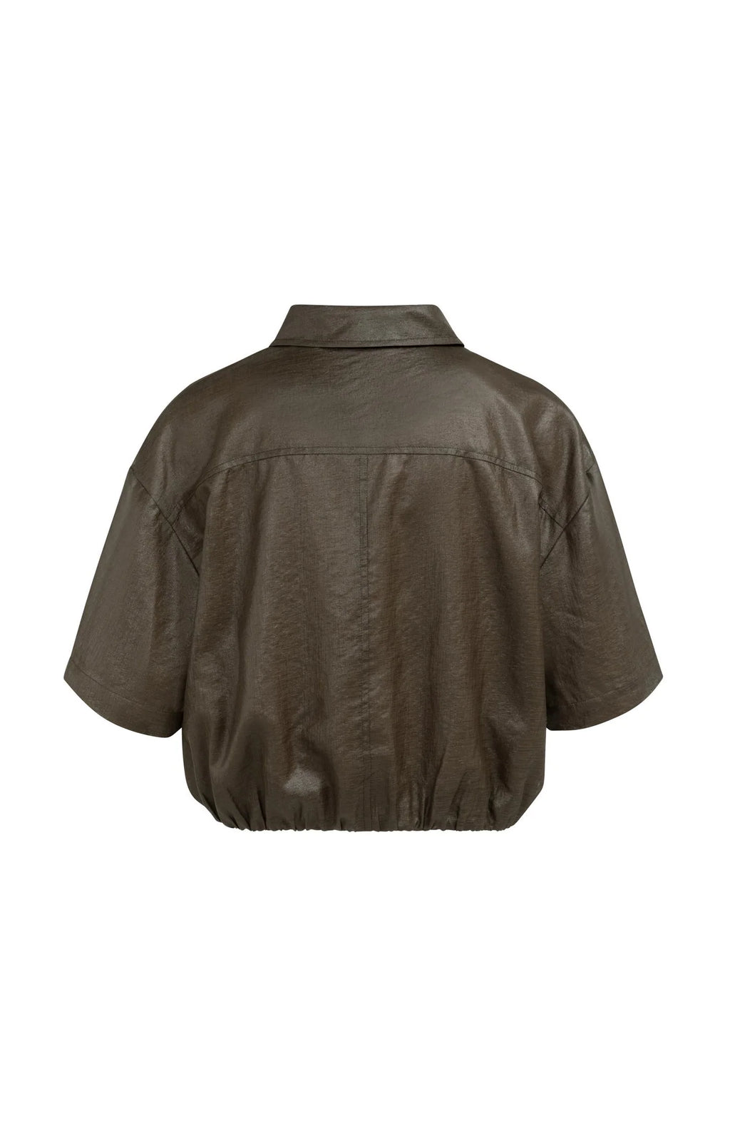 YAYA | Blouse Jacket Coated Finish Delicioso Brown
