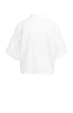 YAYA | Blouse With Wide Sleeves And Braided Details Pure White