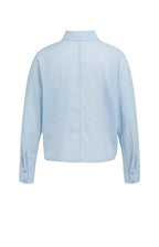 YAYA | Blouse Met Schuine Naden En Knoopdetails Light Blue