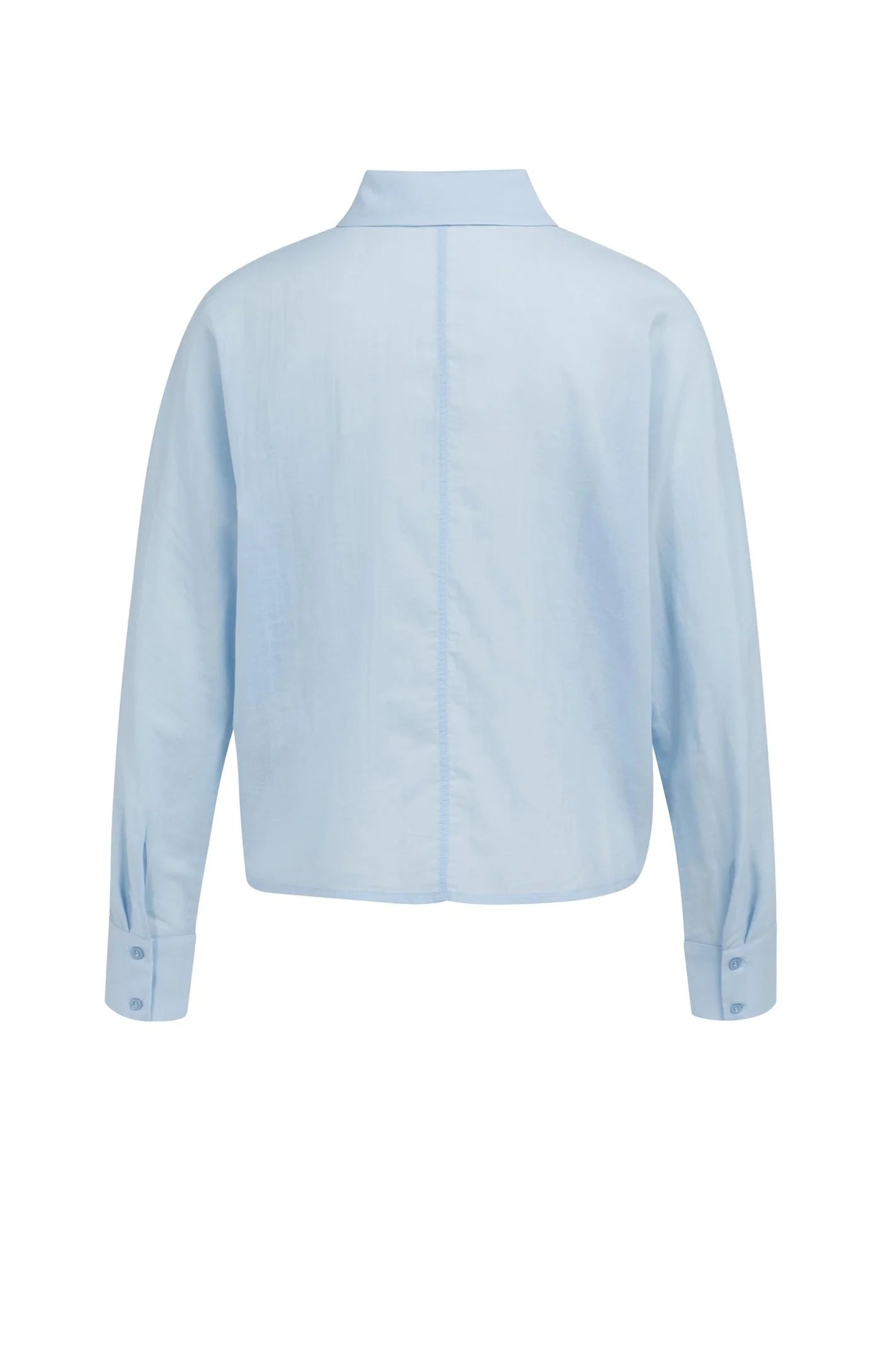 YAYA | Blouse Met Schuine Naden En Knoopdetails Light Blue