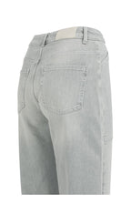YAYA | Denim Cargobroek Met Laag Kruis En Wijde Pijpen Mid Grey Denim