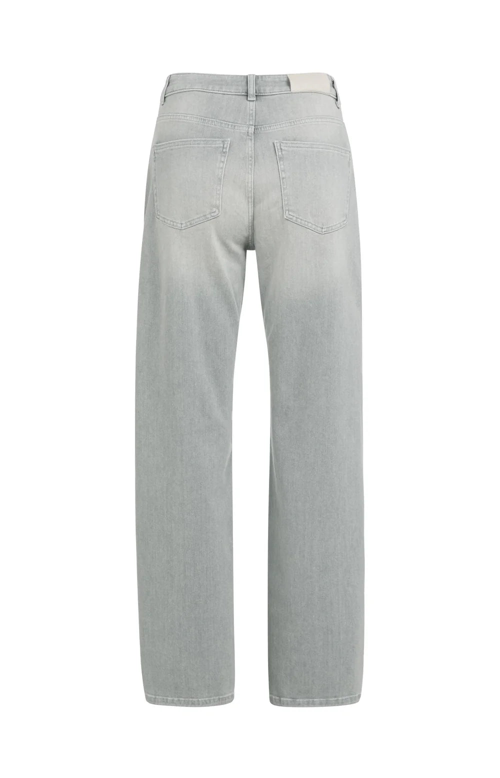 YAYA | Denim Cargobroek Met Laag Kruis En Wijde Pijpen Mid Grey Denim