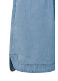 YAYA | Chambray shorts met elastische taille, zakken en trekkoord - 01-321018-404