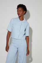 Imprevu | Mael Lyocell Shirt Light Blue
