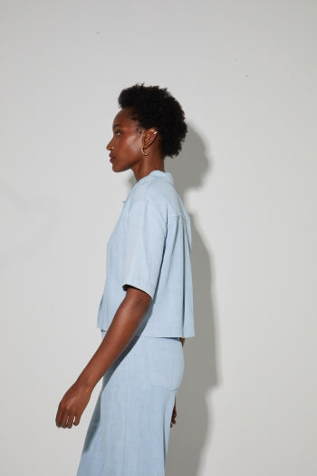 Imprevu | Mael Lyocell Shirt Light Blue
