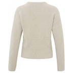 Yaya |  Chenille trui met ronde hals en lange mouwen - 01-000311-401 - Silver Lining