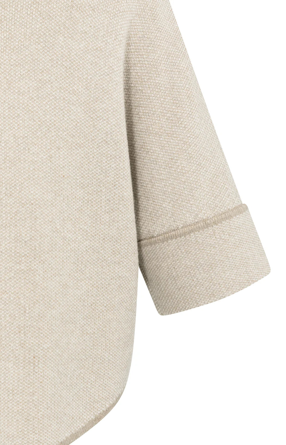 YAYA | Grofgebreid Poncho-Vest Met Ronde Zoom