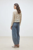 Suncoo Paris | Crochet And Sequin Cardigan