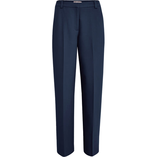 Peppercorn | Delia mid waisted straight pant - navy peony - PC8122