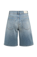 YAYA | Denim Bermuda Shorts Regular Fit Mid Blue Denim