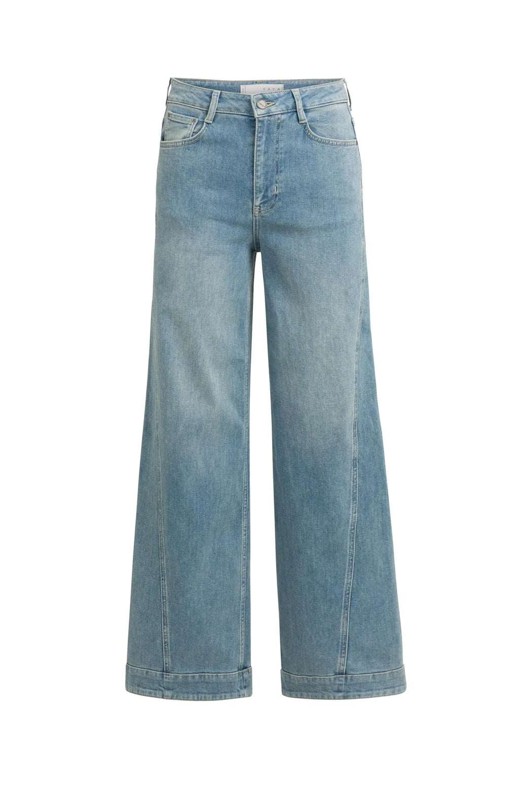 YAYA | Denim Jeans Seam Details Blue Denim