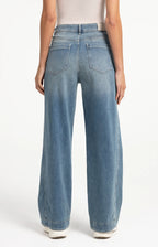 YAYA | Denim Jeans Seam Details Blue Denim
