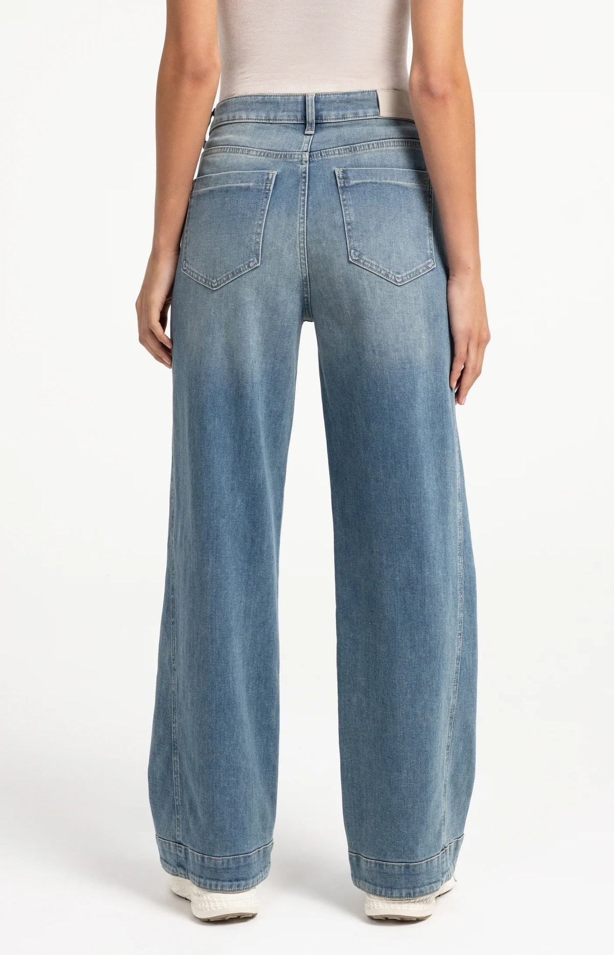 YAYA | Denim Jeans Seam Details Blue Denim