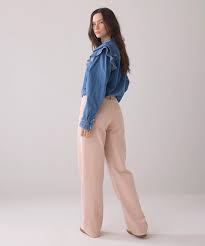 Summum Woman | Denim shirt light cotton twill - bleached denim - 2s3265-5184