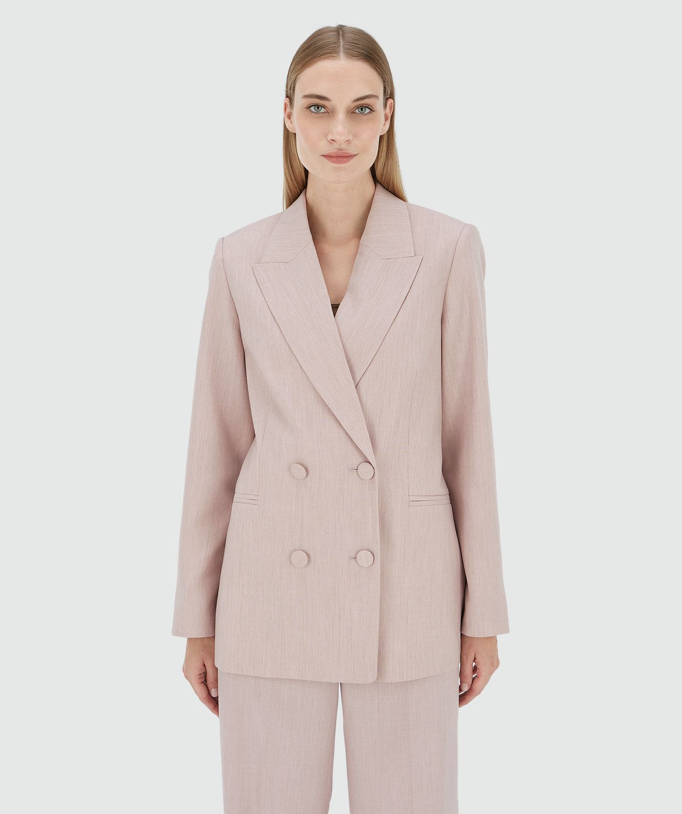 Josh V | Dillen Straight Fit Blazer Dusty Rose