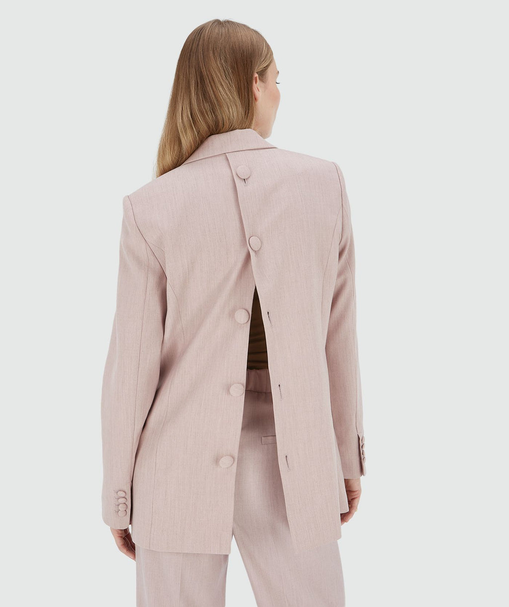 Josh V | Dillen Straight Fit Blazer Dusty Rose
