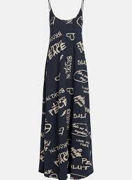 Penn & Ink N.Y | Dress AOP - navy/shell