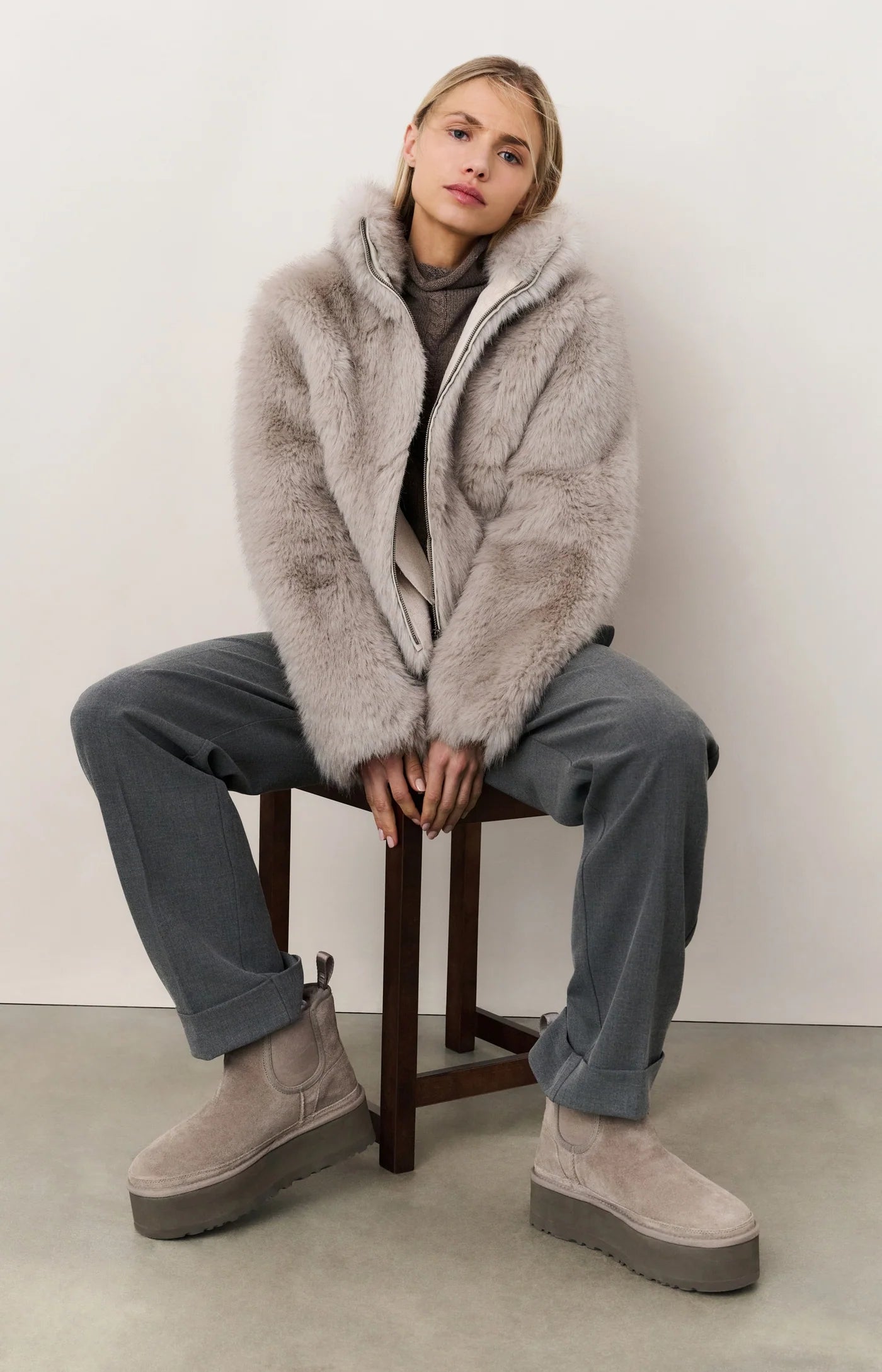 YAYA | Nepbontjas Light Grey