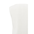 YAYA | Fijngebreid gilet met V-hals - pure white - 01-010103-504
