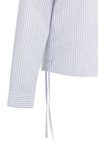 YAYA | Getailleerde Blouse Met Koordjes Aan De Zijkant Iron Grey Dessin