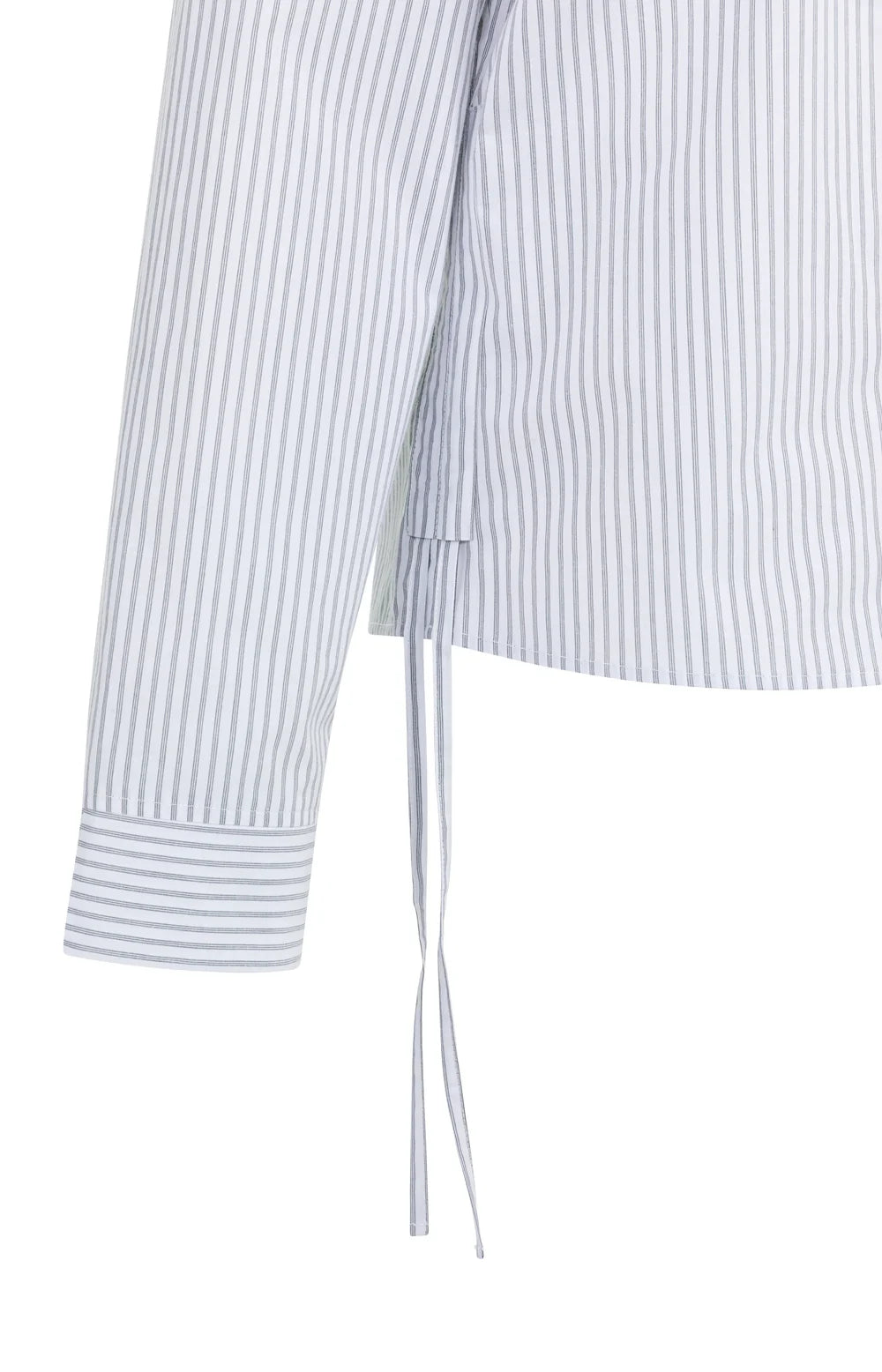 YAYA | Getailleerde Blouse Met Koordjes Aan De Zijkant Iron Grey Dessin