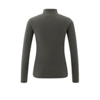 YAYA | Getailleerde Geribde Top Met Col Grijs