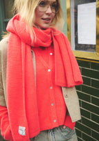 Circle of Trust | Fleur Scarf Red Flame