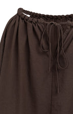 YAYA | Halter Top Braided Neckline Aubergine Purple