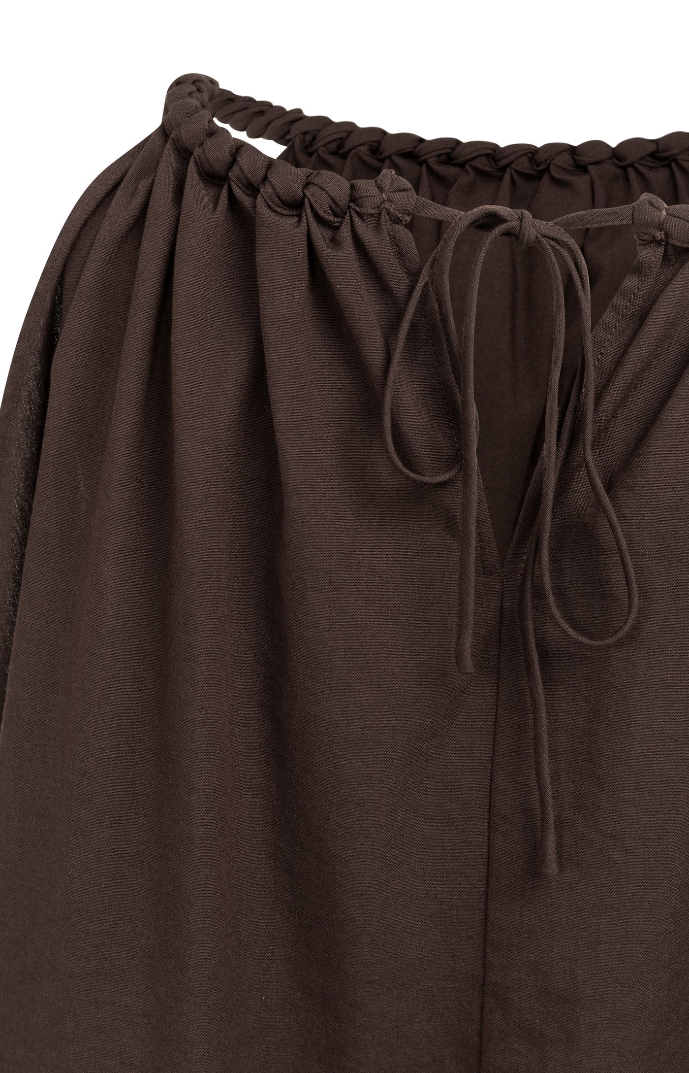 YAYA | Halter Top Braided Neckline Aubergine Purple