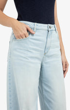 YAYA | Jeans Hoge Taille Wijde Pijpen Light Blue Denim