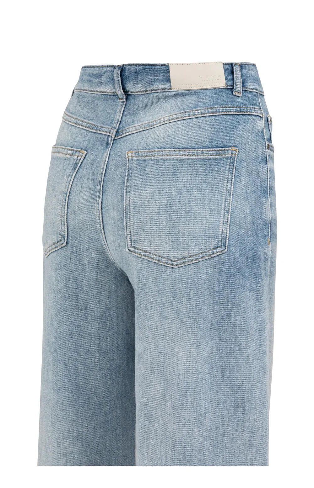 YAYA | High-Waist Jeans Met Losvallende Pasvorm En Lichte Wassing
