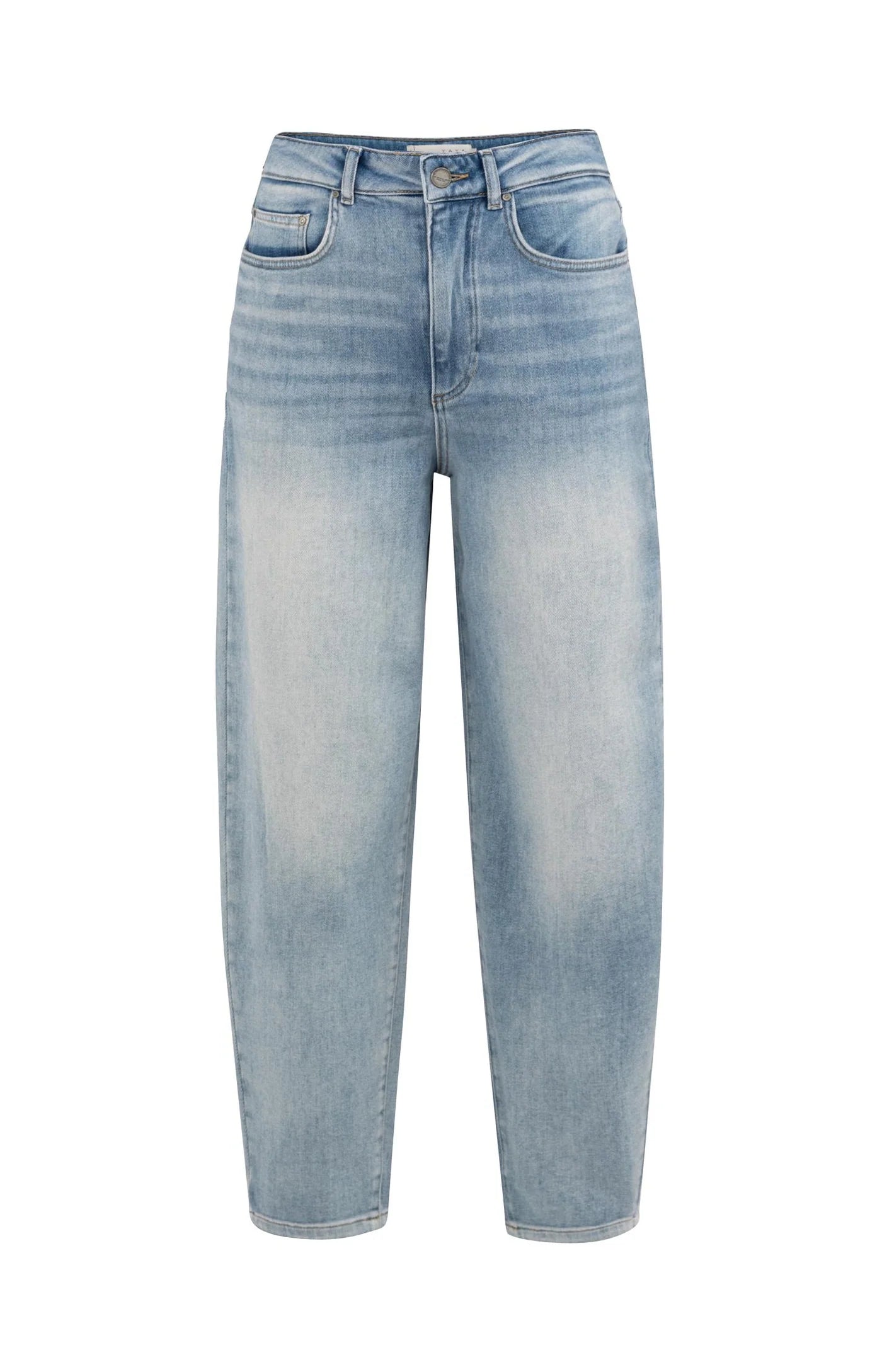 YAYA | High-Waist Jeans Met Losvallende Pasvorm En Lichte Wassing
