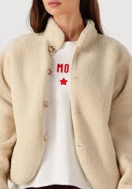 Penn & Ink N.Y | teddy jacket - ecru - W25C281