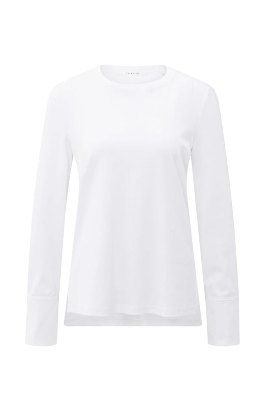 YAYA | Jersey Top Pure White