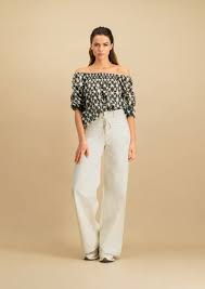 Circle of Trust | Jona wide leg denim - bone white - S25_72_