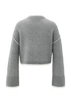 YAYA | Knitted Sweater Taupe Grey Melange