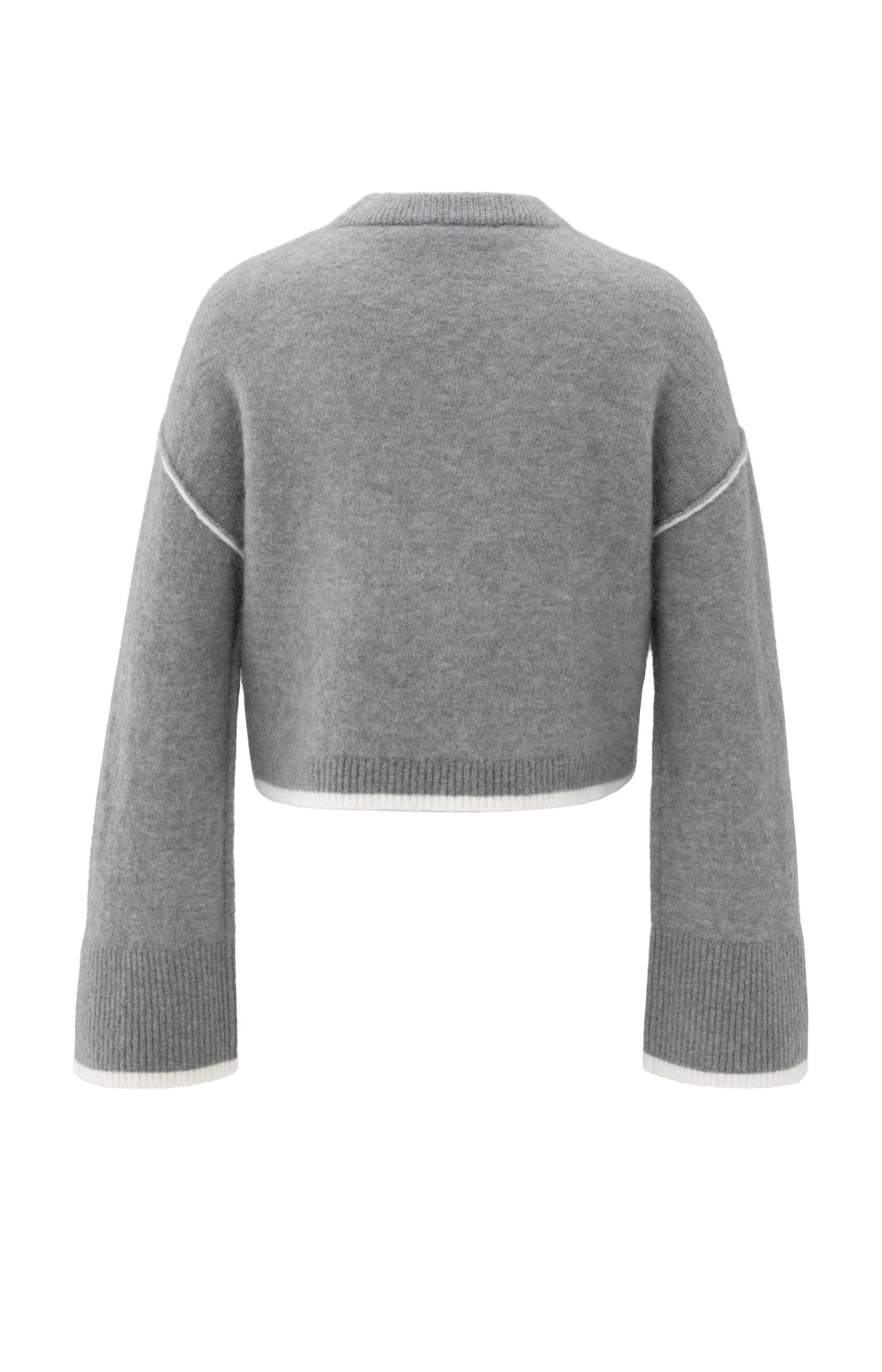 YAYA | Knitted Sweater Taupe Grey Melange
