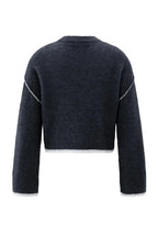 YAYA | Knitted Sweater Collegiate Blue Melange