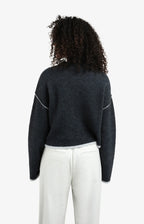 YAYA | Knitted Sweater Collegiate Blue Melange