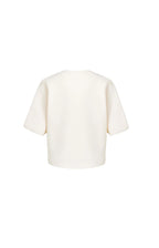 YAYA | Knitted Top Collar Off White