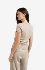 YAYA | Knitted Top Sand