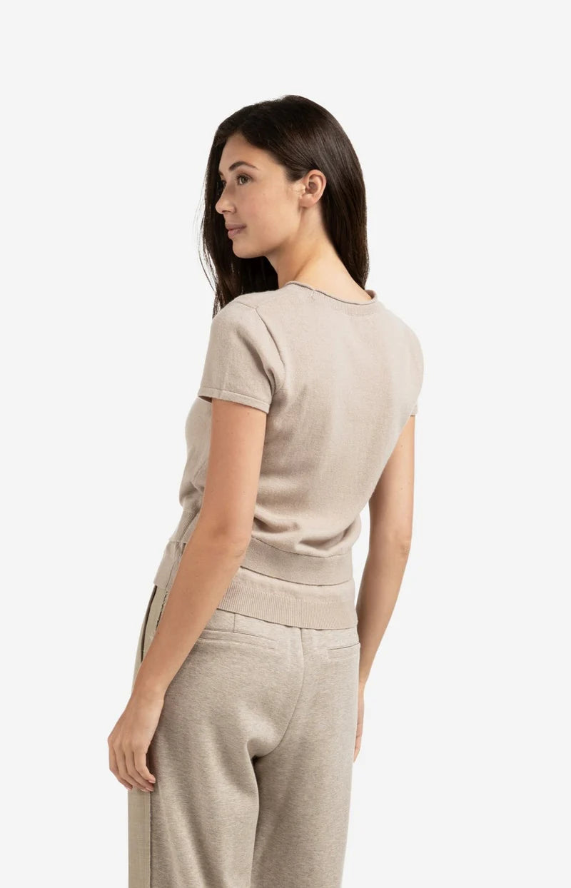 YAYA | Knitted Top Sand