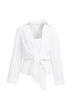 YAYA | Knitted Blouse Matching Top Pure White