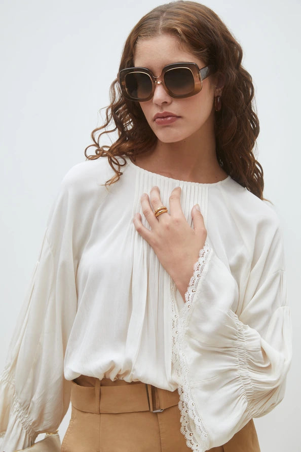 Suncoo Paris | Last Romantic Ruffled Blouse