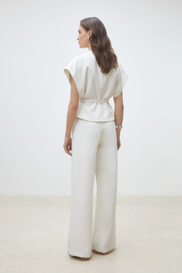Suncoo Paris | Lazlo Structured Cropped Blouse