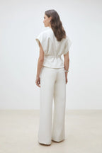 Suncoo Paris | Lazlo Structured Cropped Blouse