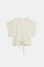 Suncoo Paris | Lazlo Structured Cropped Blouse