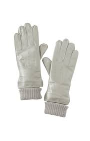 YAYA | Leren handschoenen met subtiele stiksels - 03-203012-409